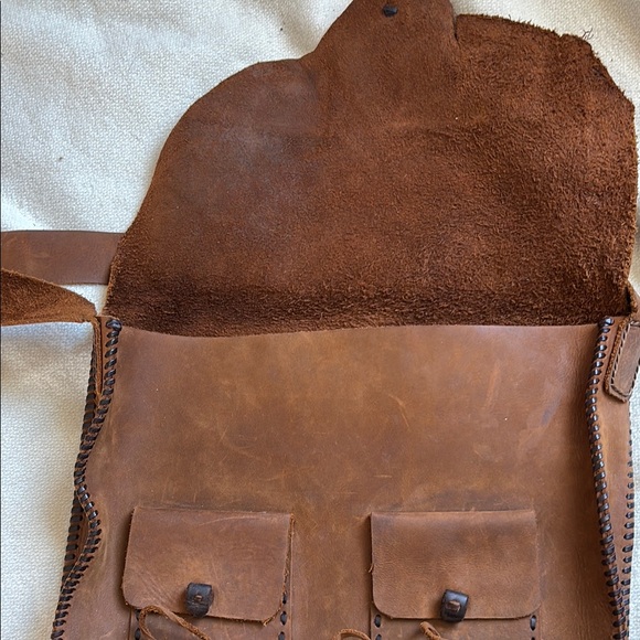 Brown Leather Shoulder bag - Picture 2 of 4